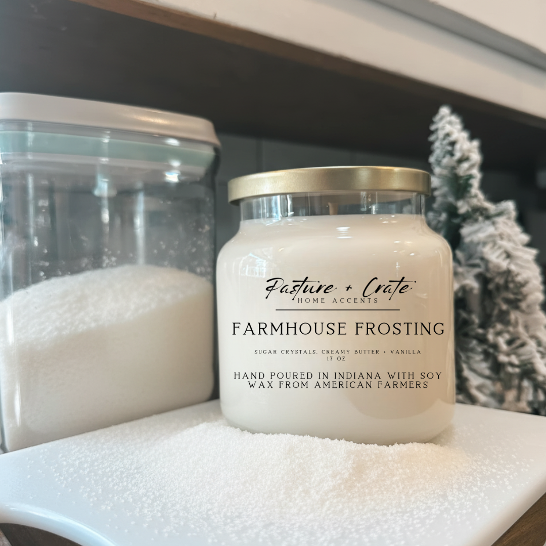 NEW Farmhouse Frosting Candle
