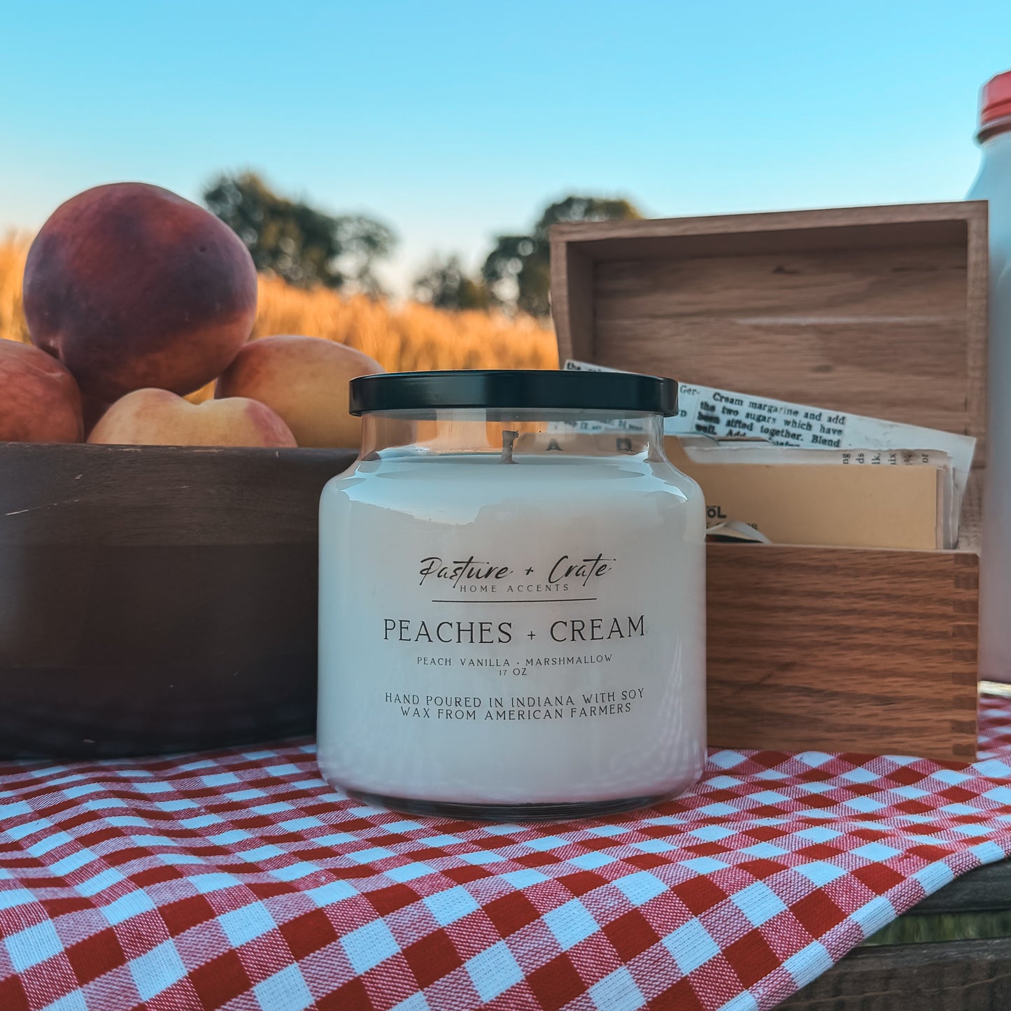 NEW Peaches + Cream Candle
