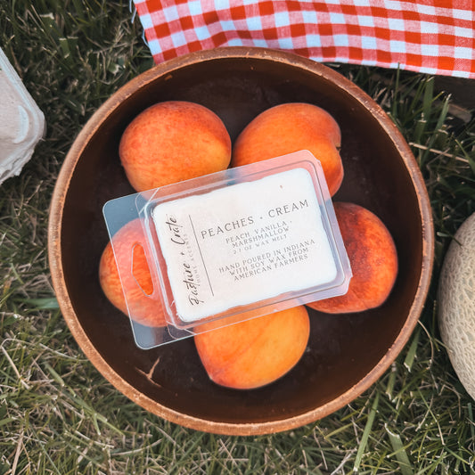 NEW Peaches + Cream Wax Melt