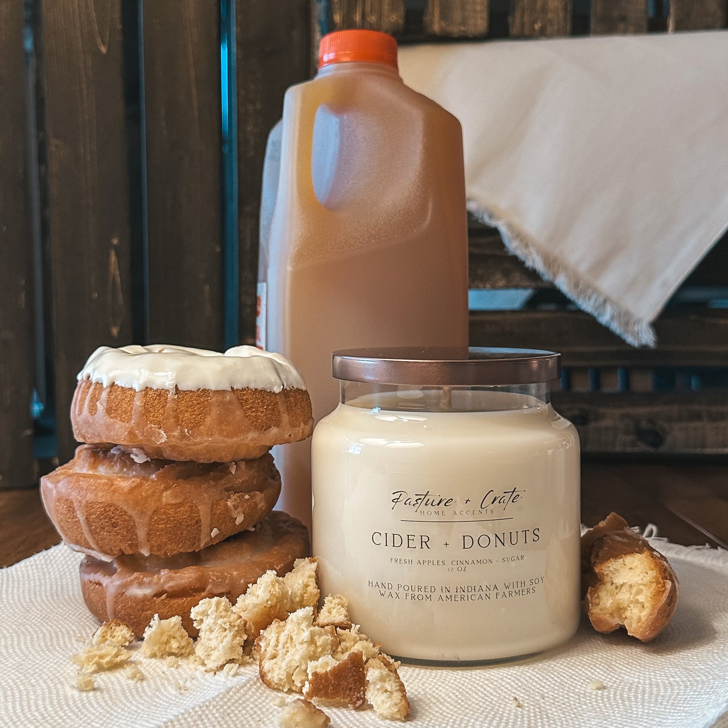 Cider + Donuts Candle