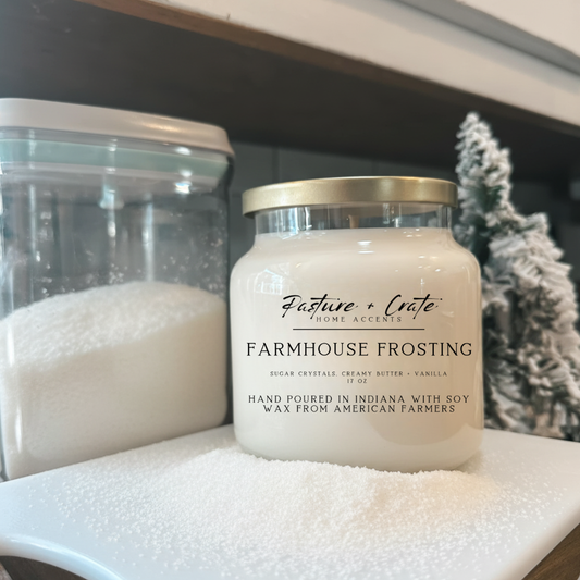 NEW Farmhouse Frosting Candle
