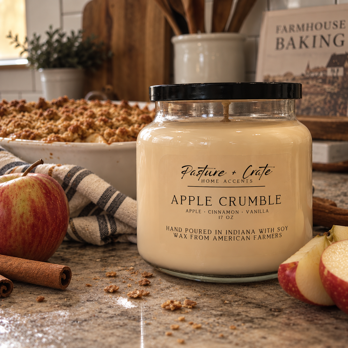 NEW Apple Crumble Candle