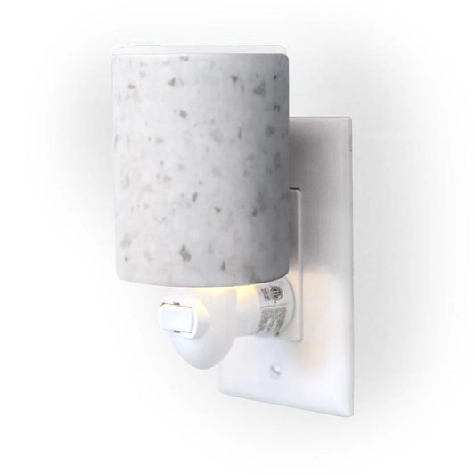 Outlet Wax Melt Warmer | White Terrazzo